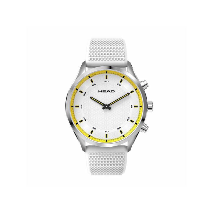 Head Advantage Mens White Strap Watch-he-002-03
