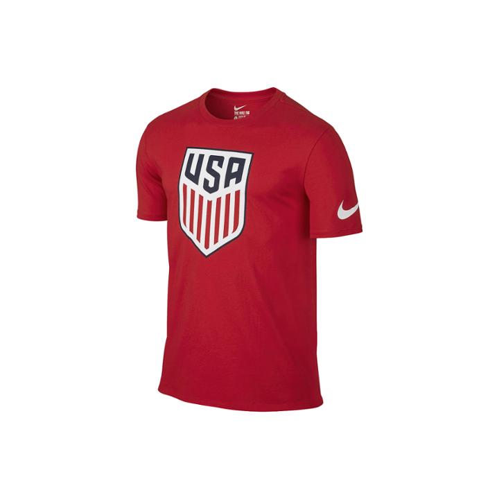 Nike Usa Evergreen Crest Short Sleeve Crew Neck T-shirt-athletic