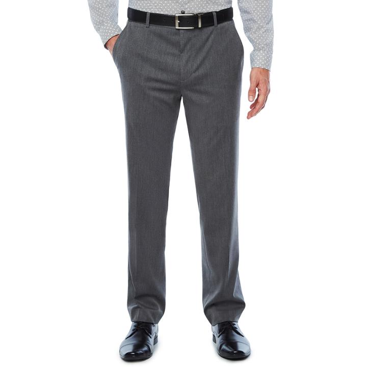 J.ferrar Super Slim Fit Woven Pin Dot Suit Pants