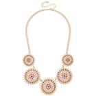 Mixit Womens Multi Color Statement Necklace