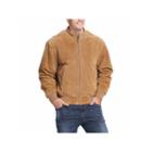 Tanker Style Suede Bomber Jacket Tall