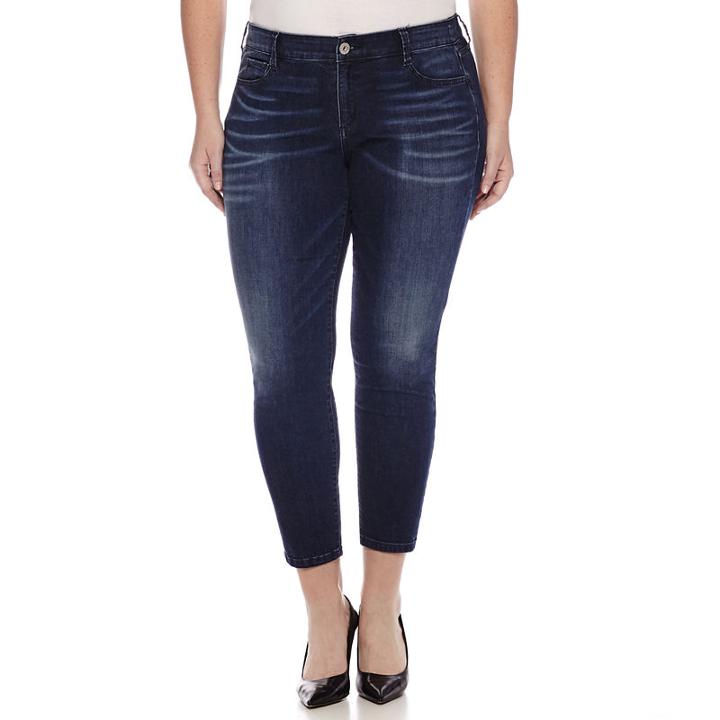 Arizona Skinny Fit Low Rise Jeggings-juniors Plus