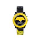 Dc Comics Batman Vs. Superman Lcd Flash Dial With Printed Yellow Batman Watch