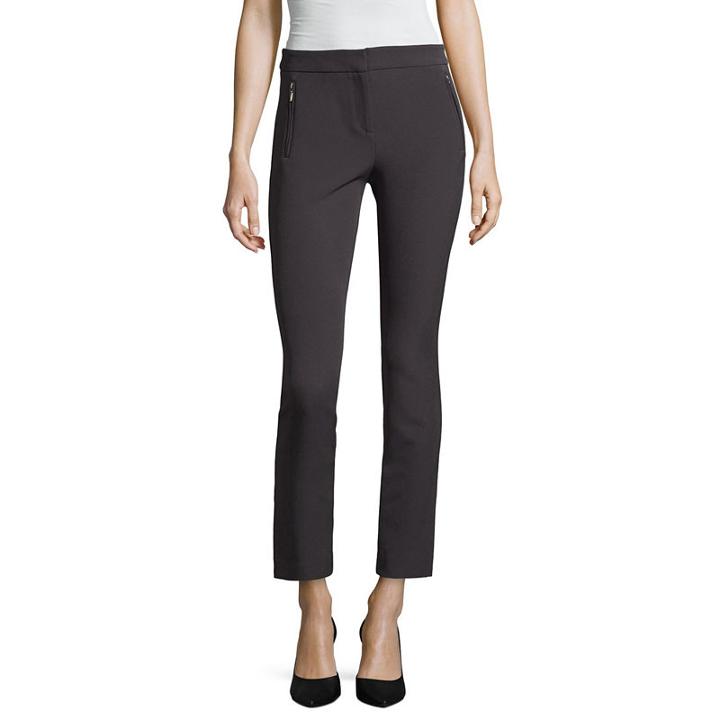 Worthington Zipper Ankle Pant - Tall Inseam 30