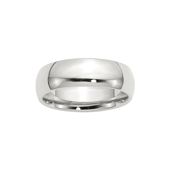 Womens Sterling Silver Band