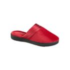 Isotoner Velour Clog Slippers With Satin Collar