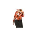 Fashion To Figure Brooklyn Floral Bomber Jacket-plus