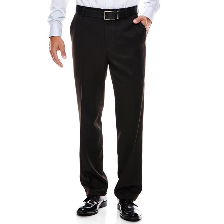 Van Heusen Flat-front Mlange Dress Pants