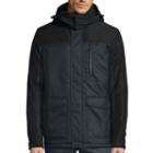 Zeroxposur Drone Long-sleeve Abstract Herringbone Shell Synthetic Wool Parka