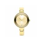 Mixit Womens Gold-tone Mirrored Bangle Watch
