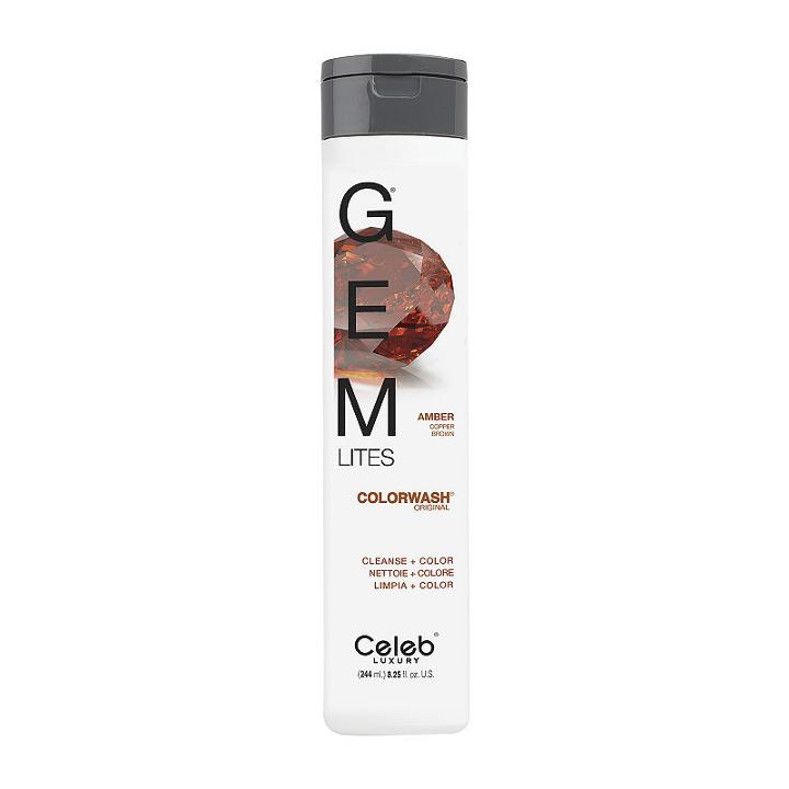 Celeb Luxury Gem Lites Amber Shampoo - 8.25 Oz.