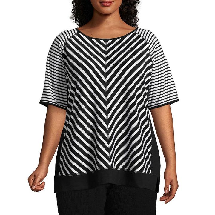 Lark Lane Silky French Terry Tunic - Plus