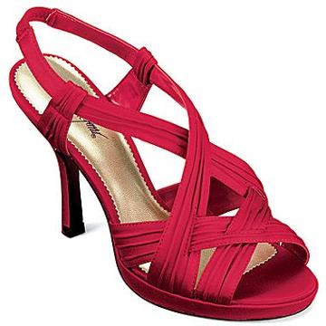 Jacqueline Ferrar® Giselle Crisscross Sandals Red