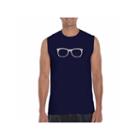Los Angeles Shieik To Be Geek Sleeveless Crew Neck T-shirt-big And Tall
