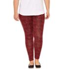 Flirtitude Leopard Jersey Leggings-juniors Plus