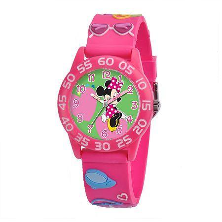 Disney Minnie Mouse Easy-read Plastic Strap Watch