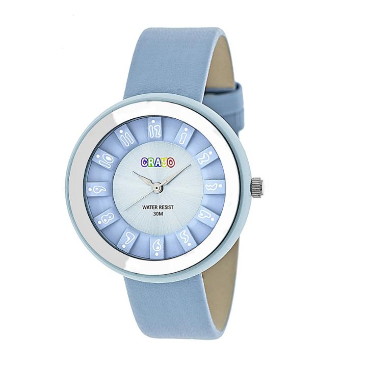 Crayo Unisex Blue Strap Watch-cracr3405