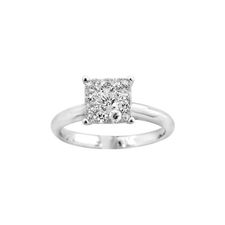 Brilliant Dream 1/2 Ct. T.w. Princess-style Engagement Ring