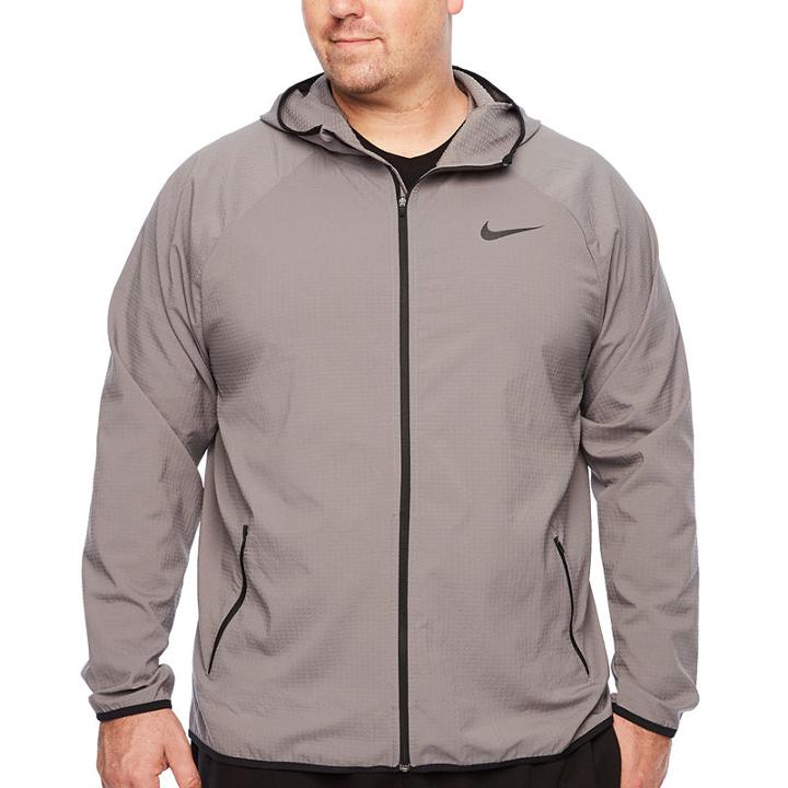 Nike Long Sleeve Knit Hoodie-big And Tall