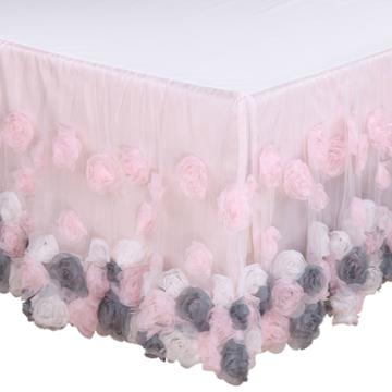 The Peanut Shell Colette Crib Skirt