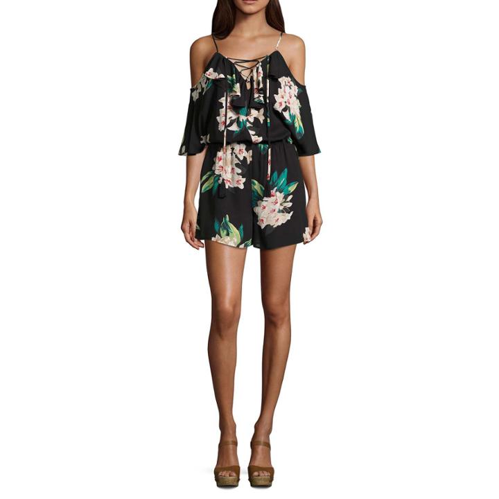 Belle + Sky Lace Up Romper