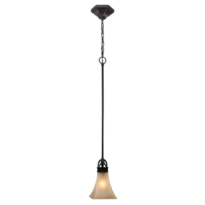 Genesis Mini Pendant In Roan Timber With Evolutionglass