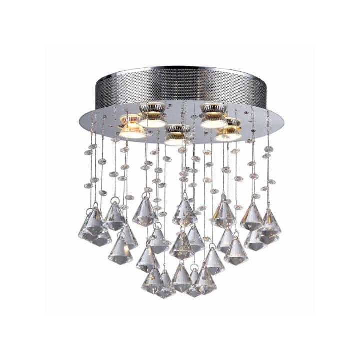 Warehouse Of Tiffany Cerda 5-light Crystal Chandelier