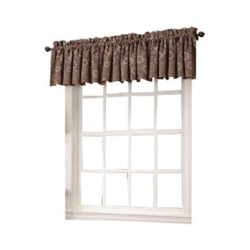 Sun Zero Melanie Room-darkening Rod-pocket Valance