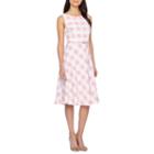 R & K Originals Sleeveless Plaid Fit & Flare Dress