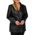 Excelled Nappa Leather 2-button Blazer