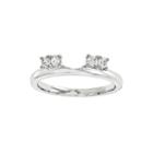 1/6 Ct. T.w. Diamond 14k White Gold Ring Enhancer