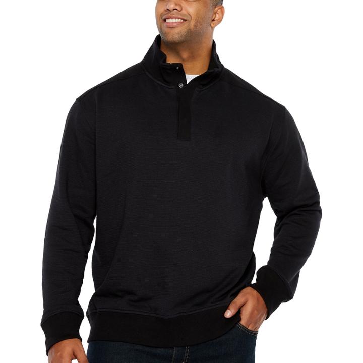 Van Heusen Mock Neck Top Big And Tall