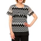 Alfred Dunner Tiered Top