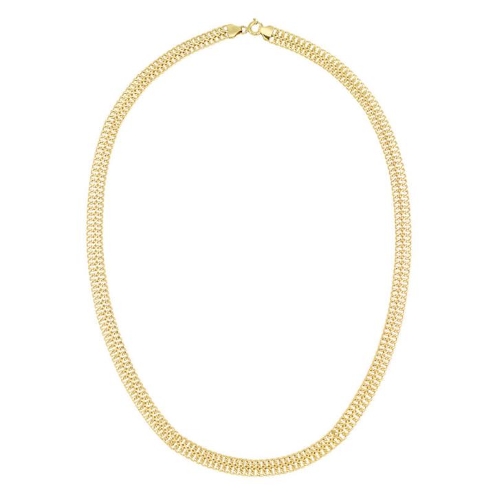 Made In Italy 18k Gold 17 Inch Chain Necklace