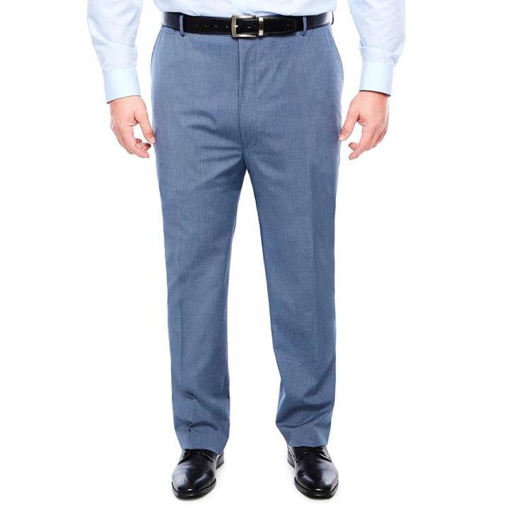 Jf J.ferrar Pattern Stretch Classic Fit Suit Pants - Big And Tall
