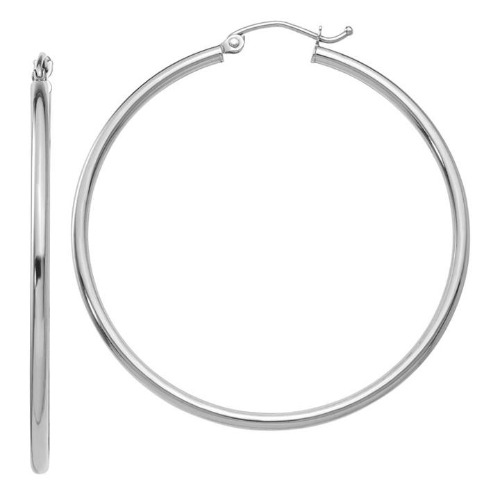 45mm Round Hoop Earrings