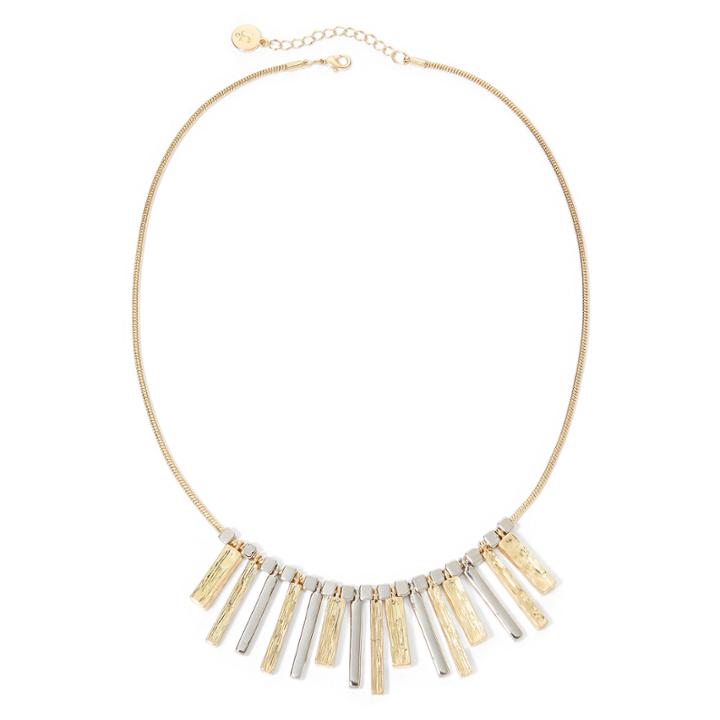 Liz Claiborne Two-tone Stick Necklace