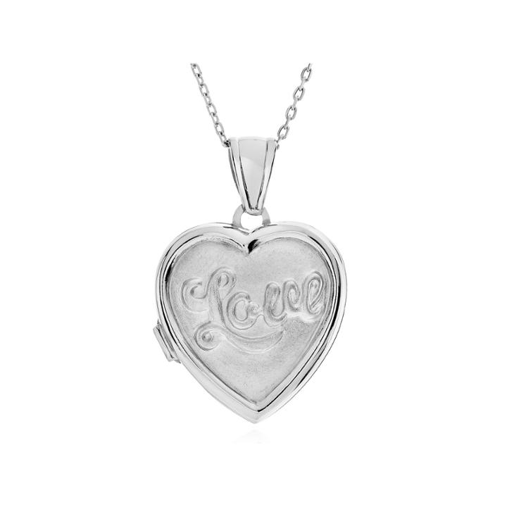 N/a Womens Sterling Silver Locket Necklace