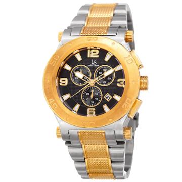 Brictek Mens Two Tone Strap Watch-j-104ttg