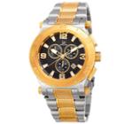 Brictek Mens Two Tone Strap Watch-j-104ttg