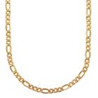 Made In Italy Hollow Figaro 22 Inch Chain Necklace