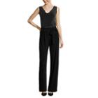 Tiana B. Sleeveless Side-tie Knit Jumpsuit - Tall