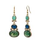 Mixit&trade; Peacock Linear Earrings