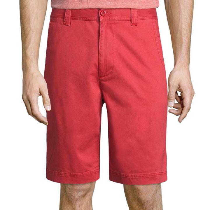 St. John's Bay Legacy Flat Front Stretch Short