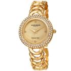 Akribos Xxiv Womens Gold Tone Strap Watch-a-1050yg