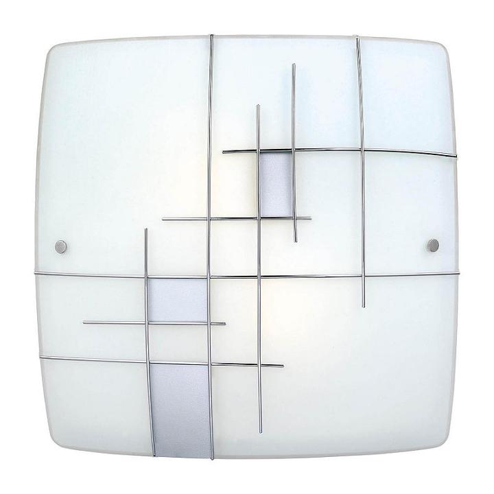 Eglo Raya 2-light 16 Inch Silver & Chrome Wall Light