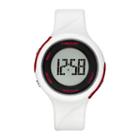 Head Unisex White Strap Watch-he-107-01