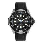 Citizen Eco-drive Mens Black Silicone-strap Dive Watch Bn0085-01e