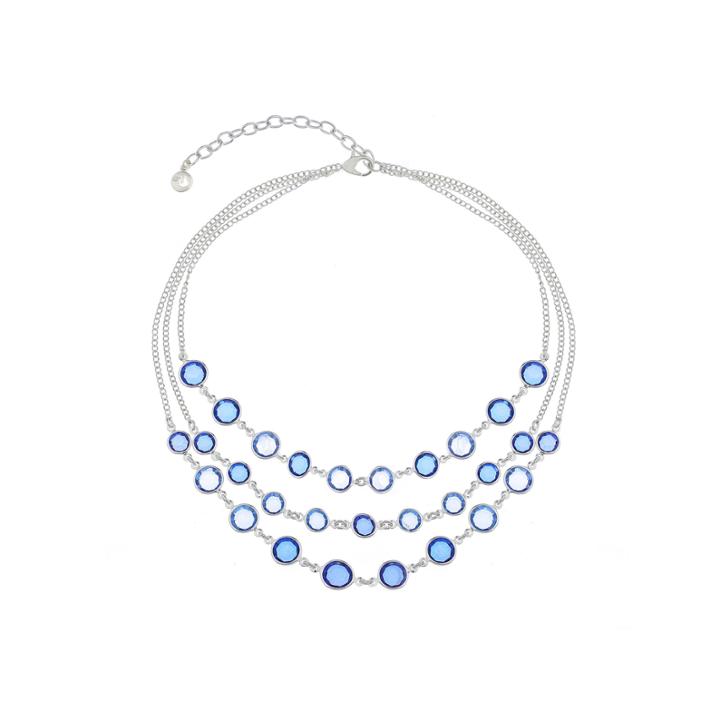 Gloria Vanderbilt Womens Blue Strand Necklace