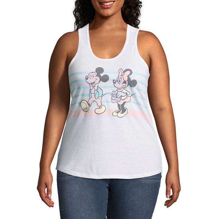 Mickey & Minnie Mouse Tank - Juniors Plus